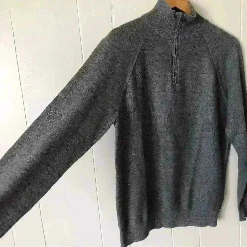 J.Crew Half Zip Cotton Sweater Size M